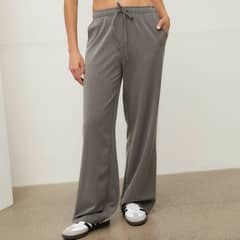 SYBILLA - Pantalón Wide Leg Tiro Alto Mujer