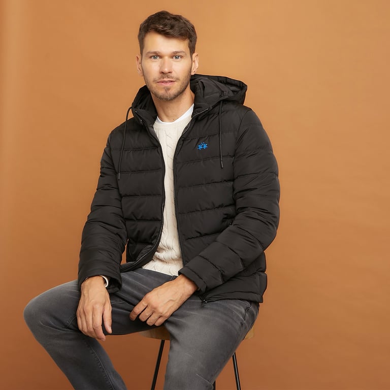 Parka acolchada hombre shop