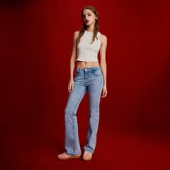 AMERICANINO - Jeans Flare Tiro Medio