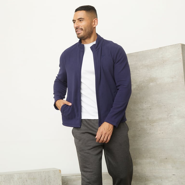 Polar Deportivo Basic Hombre Azul XXL