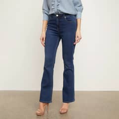 APOLOGY - Jeans Flare Tiro Medio Mujer