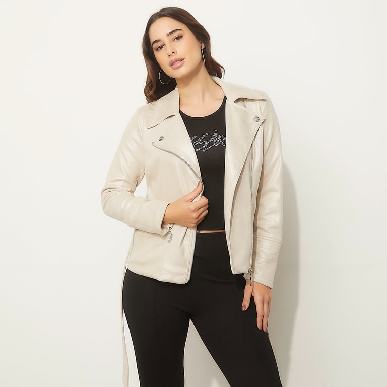 Chaqueta mossimo cuero hombre online