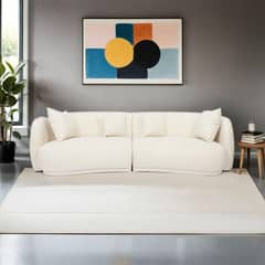 BASEMENT HOME - Sofa Ying 4 Cuerpos Curvo Crudo