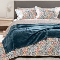 MICA - Juego De Cama Sábana + Cubrecama + Frazada