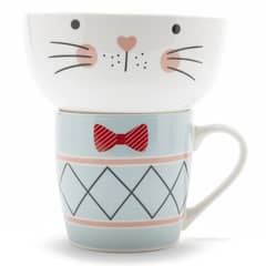 MICA - Set Desayuno - Mug + Bowl - Animales