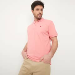 NEWPORT - Polera Pique Manga Corta Hombre