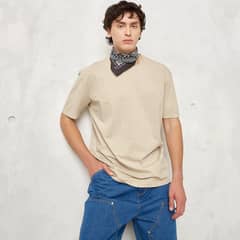 BEARCLIFF - Polera Manga Corta Relaxed Fit Hombre Algodón