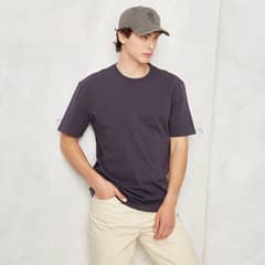 BEARCLIFF - Polera Manga Corta Relaxed Fit Hombre Algodón