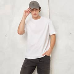 BEARCLIFF - Polera Manga Corta Relaxed Fit Hombre Algodón