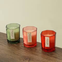 MICA - Set 3 Velas Frasco 8Cm