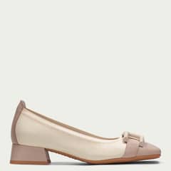HISPANITAS - Zapato Formal Mujer Cuero Beige