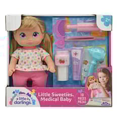 LITTLE DARLINGS - Muñeca Doctora 10 Accesorios