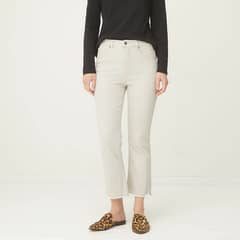 UNIVERSITY CLUB - Jeans Cropped Tiro Alto Mujer