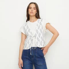 UNIVERSITY CLUB - Chaqueta Vest Lino Mujer