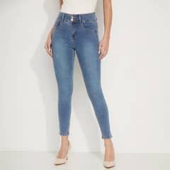 MOSSIMO - Jeans Skinny Tiro Medio Mujer
