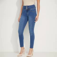 MOSSIMO - Jeans Skinny Push Up Tiro Medio Mujer
