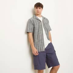 BEARCLIFF - Camisa Manga Corta Algodón Hombre