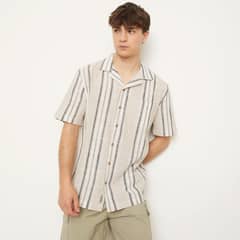 BEARCLIFF - Camisa Manga Corta Algodón Hombre