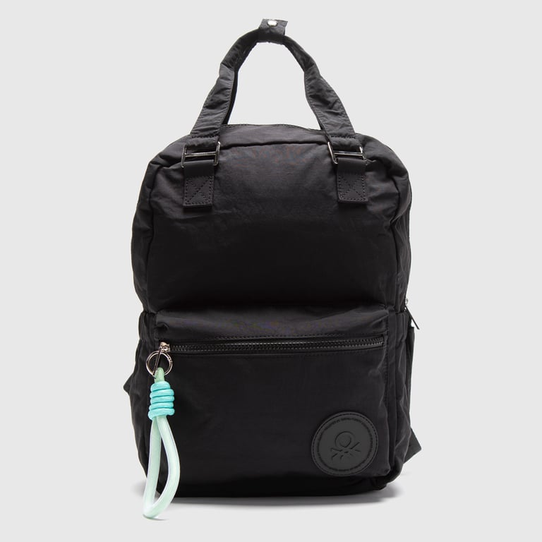 BENETTON Mochila Verde Mujer Ofertitas