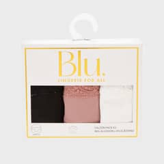 BLU - Pack De 3 Calzones Mujer