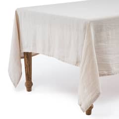 BASEMENT HOME - Mantel Lino Natural Rectangular