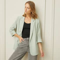 BASEMENT - Blazer Long Fit Mujer