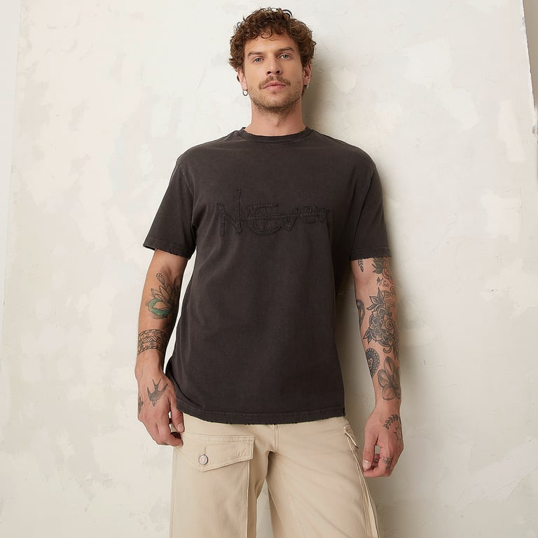 CHRISTIAN LACROIX Camisa Casual Manga Corta Algodón Hombre Christian