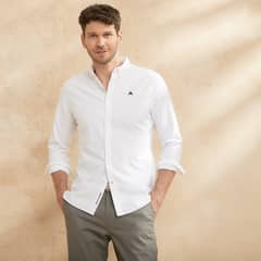 CASCAIS - Camisa Manga Larga Oxford Slim Fit Algodón Hombre