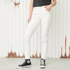 AMERICANINO - Jeans Tiro Alto Skinny Mujer