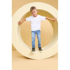 YAMP - Jeans Skinny Niño Algodón Diseño Liso