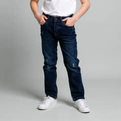 YAMP - Jeans Slim Fit con Roturas Niño Denim