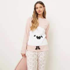 SYBILLA - Conjunto Pijama Mouflo Mujer