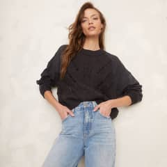 AMERICANINO - Sweater Mujer Liso Manga Larga