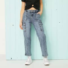 DOO AUSTRALIA - Jeans Cargo Mujer Fit Cargo