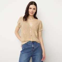 APOLOGY - Sweater Liso Manga Corta