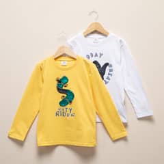 YAMP - Pack 2 Poleras Algodón Niño