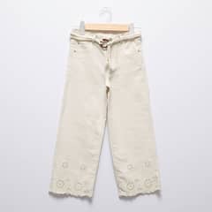 CONIGLIO - Pantalón Niña Algodón Tiro Medio