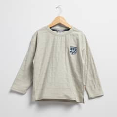 CONIGLIO - Polera Manga Larga Algodón Niño Rayas Casual