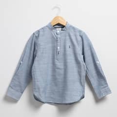 CONIGLIO - Camisa Manga Larga Algodón Rayas Niño