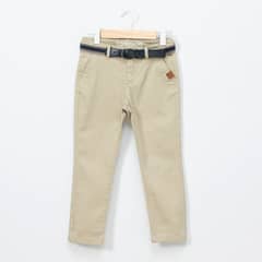 CONIGLIO - Pantalón para Niño Algodón Tiro Medio