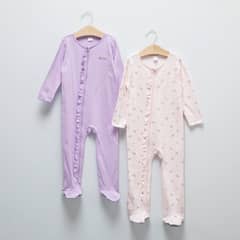 YAMP - Pack 2 Pijamas de Algodón Bebé Niña