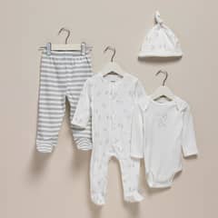 YAMP - Set Pijama, Patitas, Body y Gorro Unisex