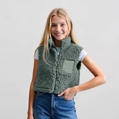 DOO AUSTRALIA - Chaqueta Sin Mangas Peluda Para Niña