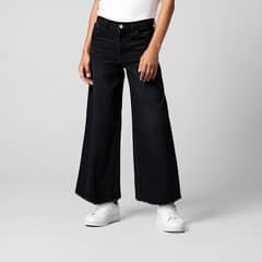 ELEVEN - Jeans Culotte Algodón Niña Tiro Medio