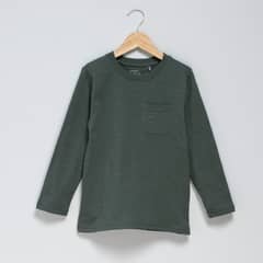YAMP - Polera Manga Larga Algodón Niño Cuello Redondo