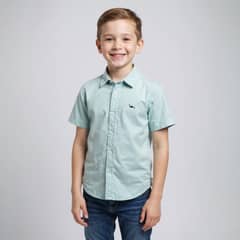YAMP - Camisa Estampada Manga Corta Algodón Niño