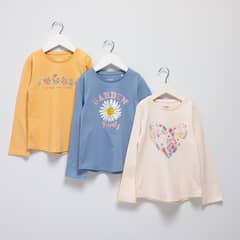 YAMP - Pack 3 Poleras Algodón Niña