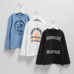 YAMP - Pack 3 Poleras Algodón Niño