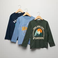 YAMP - Pack 3 Poleras Algodón Niño