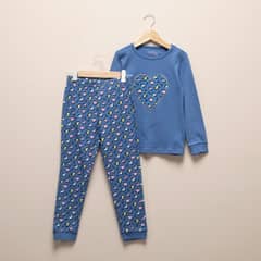 YAMP - Pijama Casual para Niña de Algodón